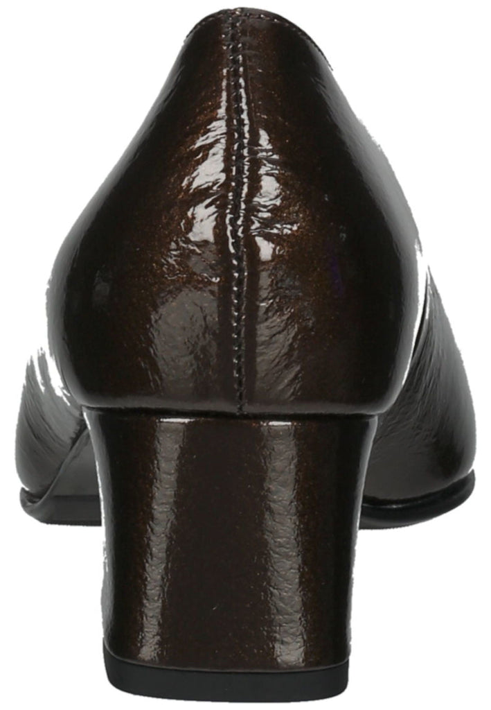 HASSIA Pumps Leder Dunkelbraun