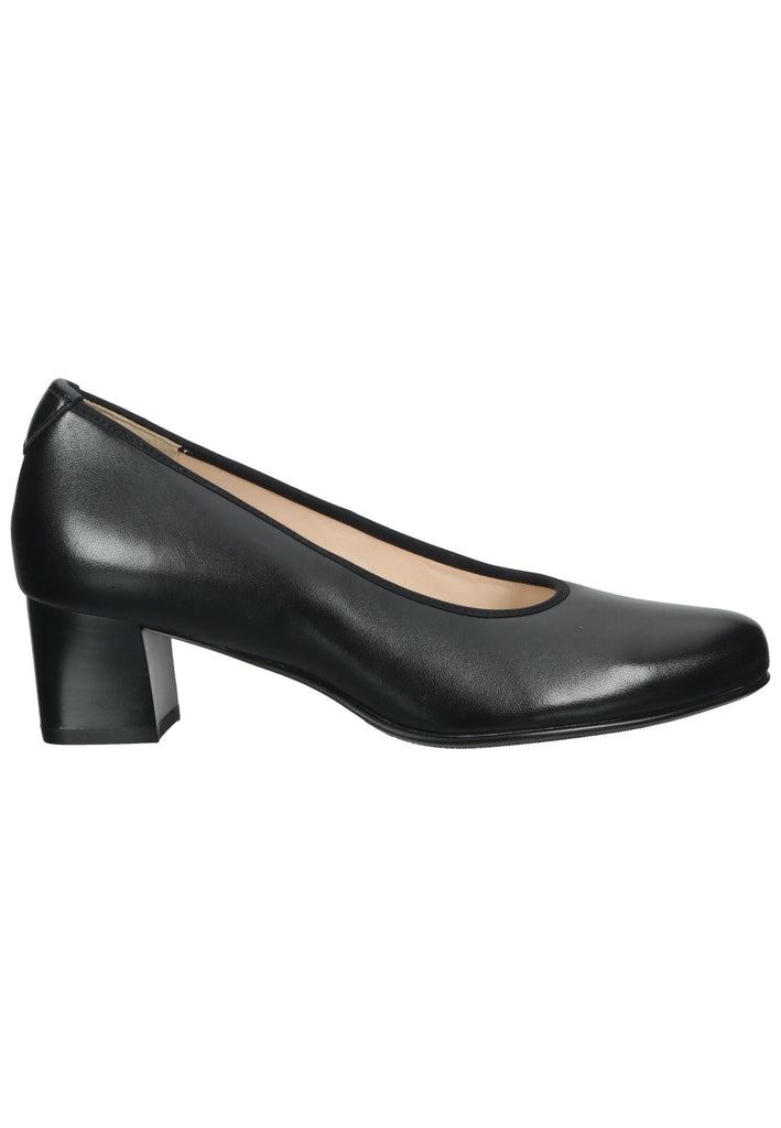 HASSIA Pumps Leder Schwarz