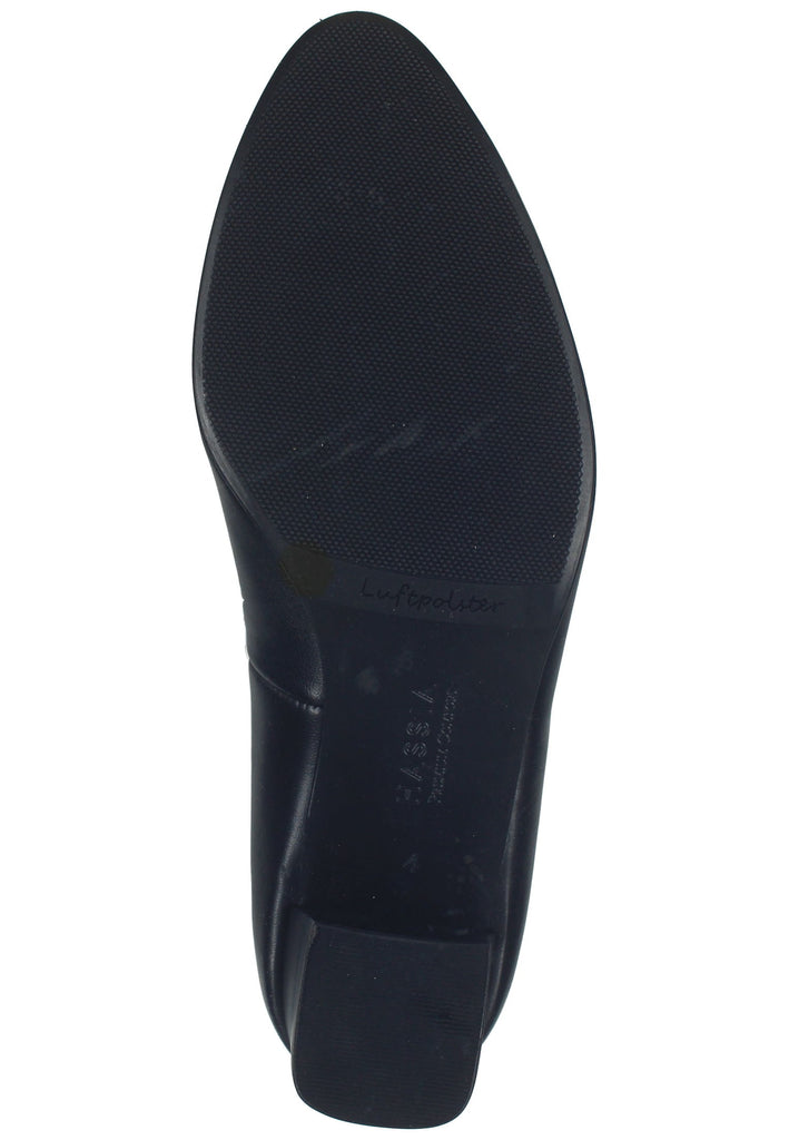 HASSIA Pumps Leder Schwarz