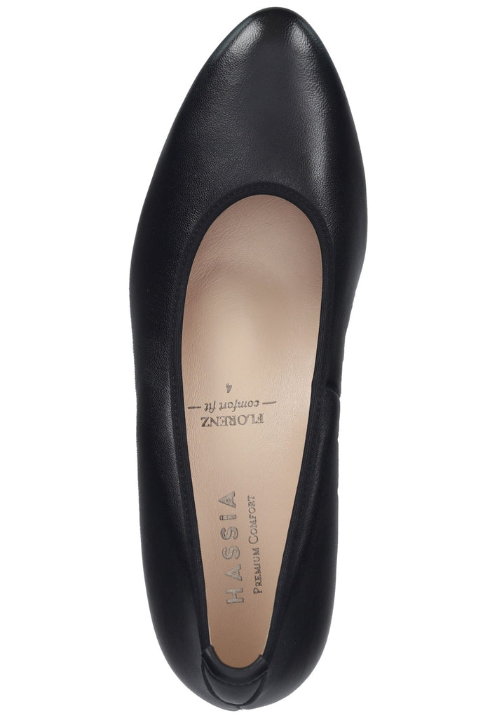 HASSIA Pumps Leder Schwarz