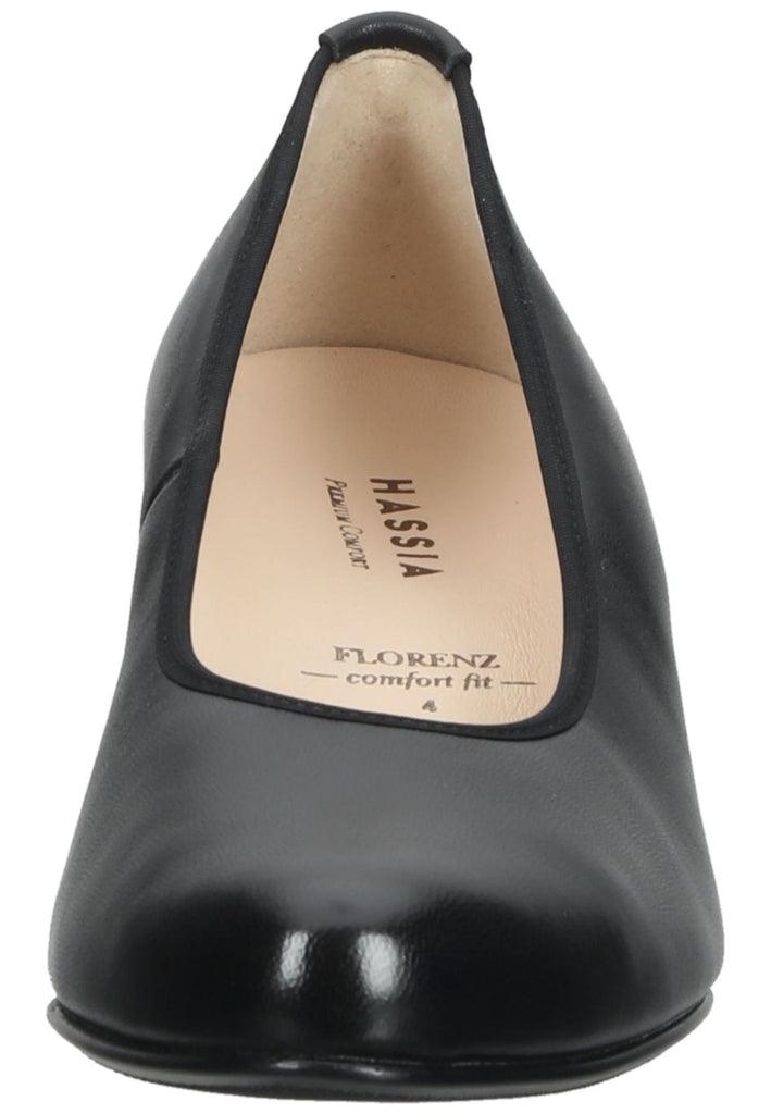 HASSIA Pumps Leder Schwarz