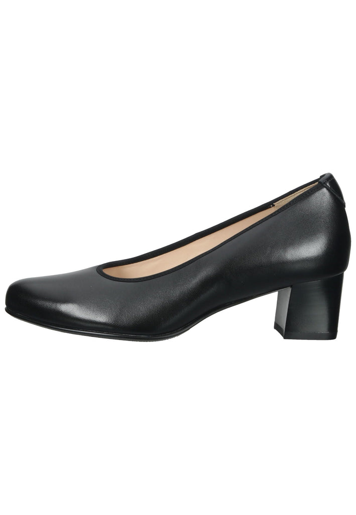 HASSIA Pumps Leder Schwarz