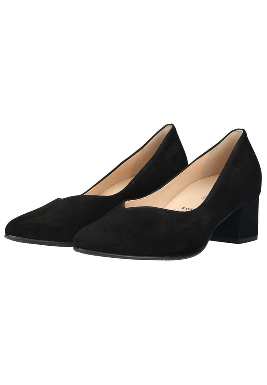 HASSIA Pumps Leder Schwarz