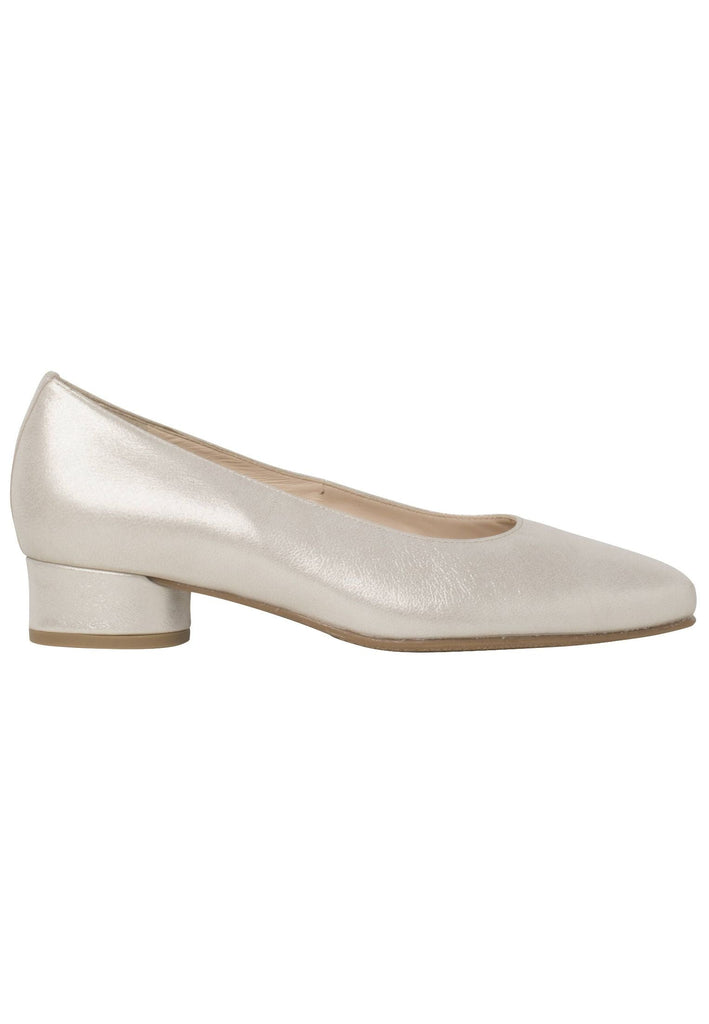 HASSIA Pumps Leder/Textil Platin