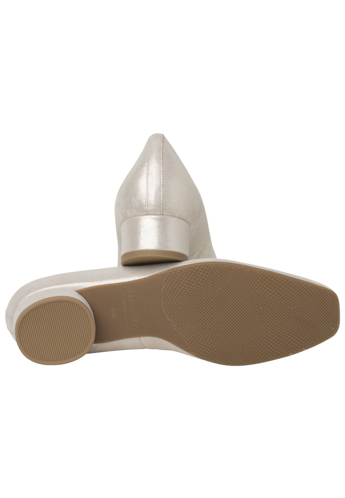 HASSIA Pumps Leder/Textil Platin