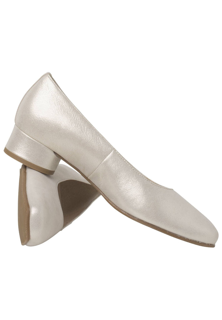 HASSIA Pumps Leder/Textil Platin