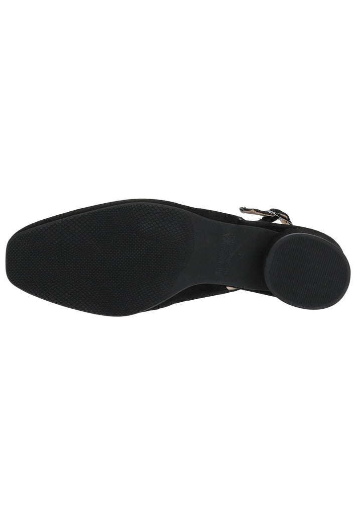 HASSIA Pumps Veloursleder Schwarz