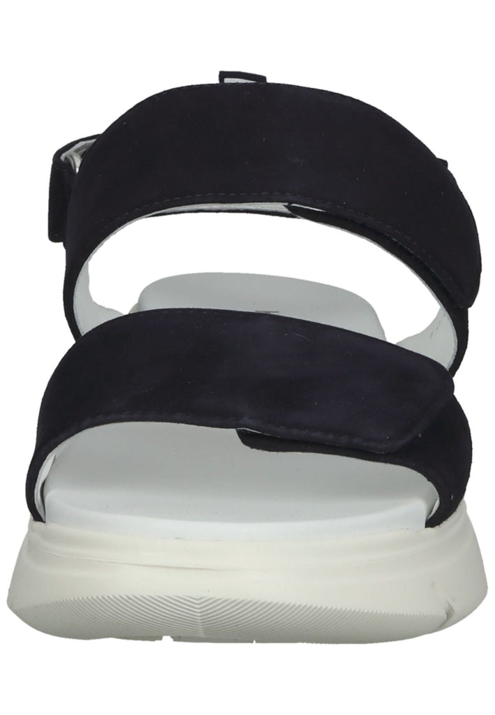 HASSIA Sandalen Leder Blau/Weiß