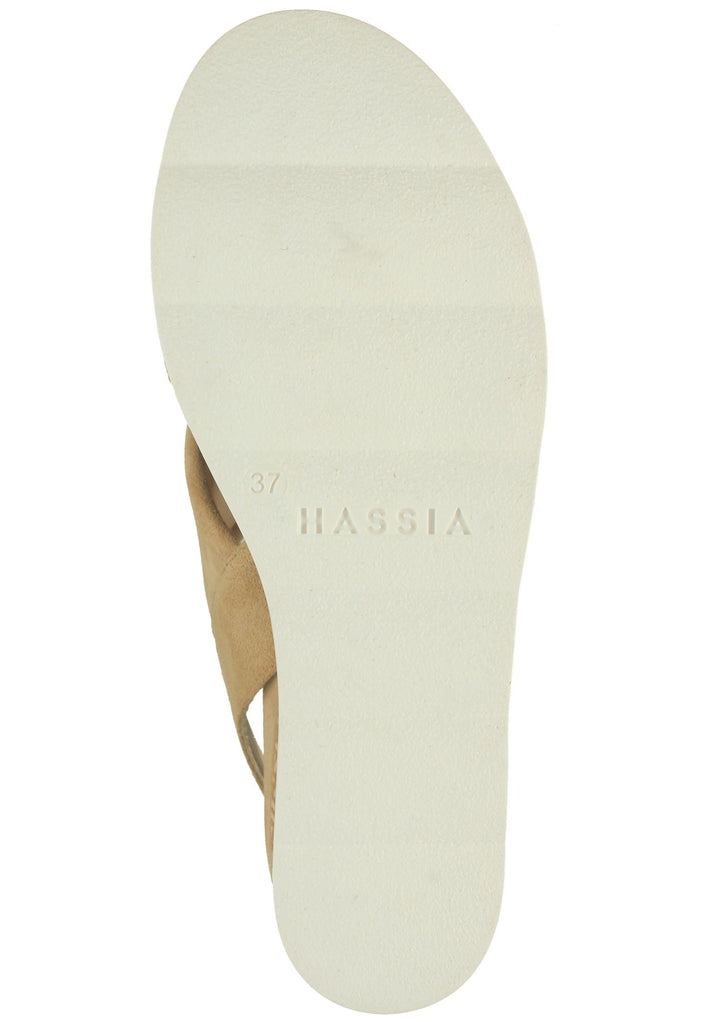 HASSIA Sandalen Leder Creme