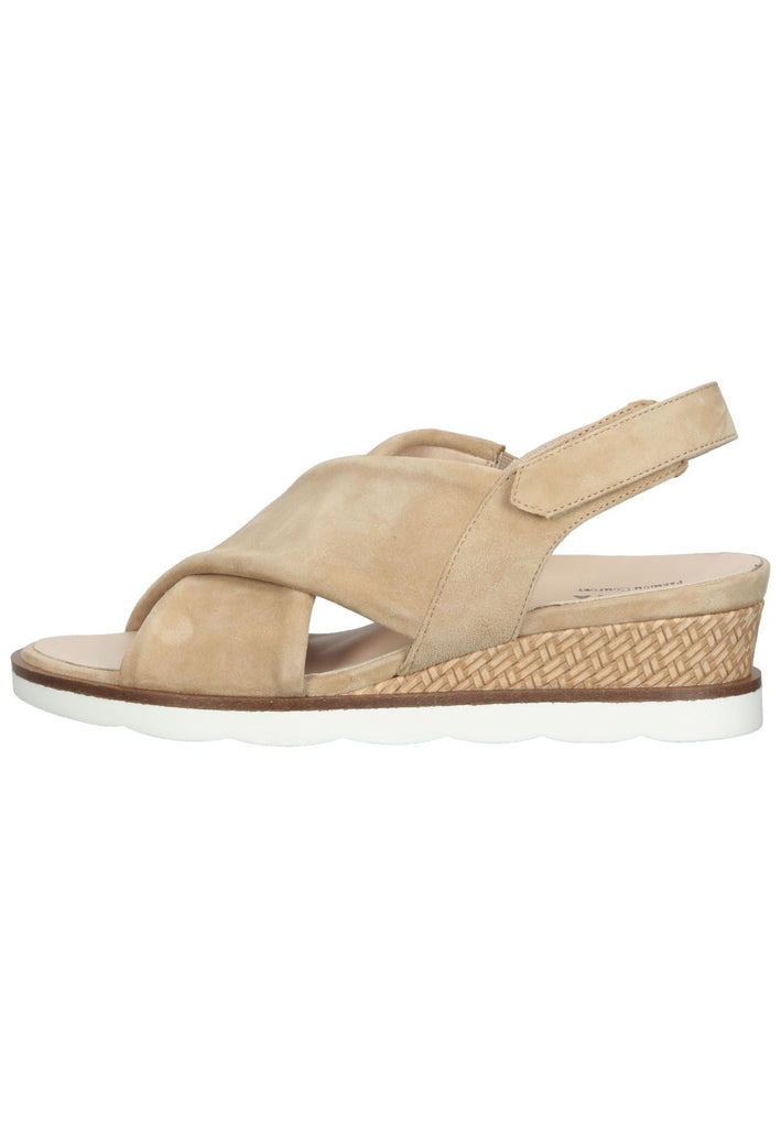 HASSIA Sandalen Leder Creme