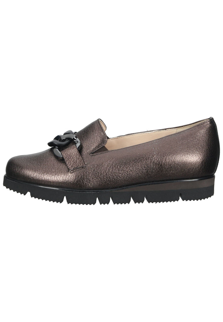 Slipper HASSIA Slipper Leder Dunkelbraun