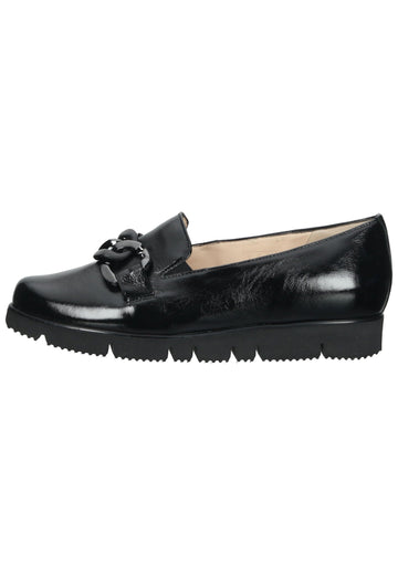 Slipper HASSIA Slipper Leder Schwarz