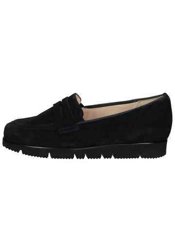 Slipper HASSIA Slipper Veloursleder Dunkelblau