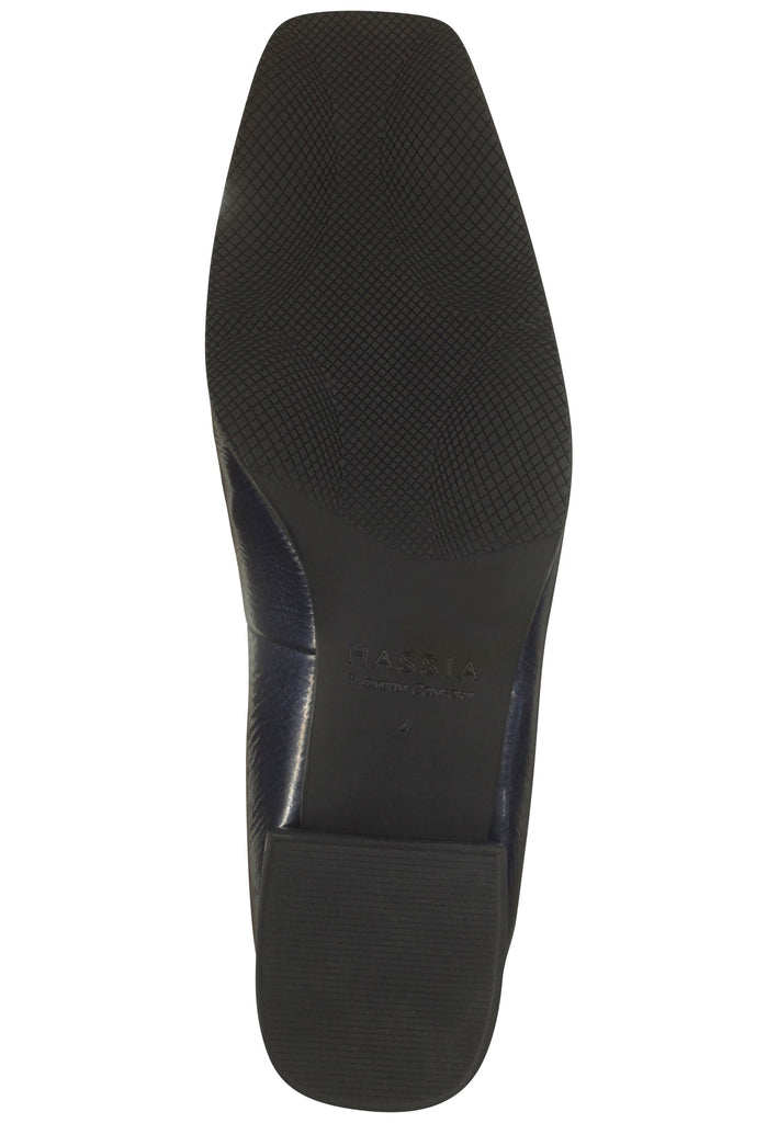 HASSIA Slipper Leder Blue
