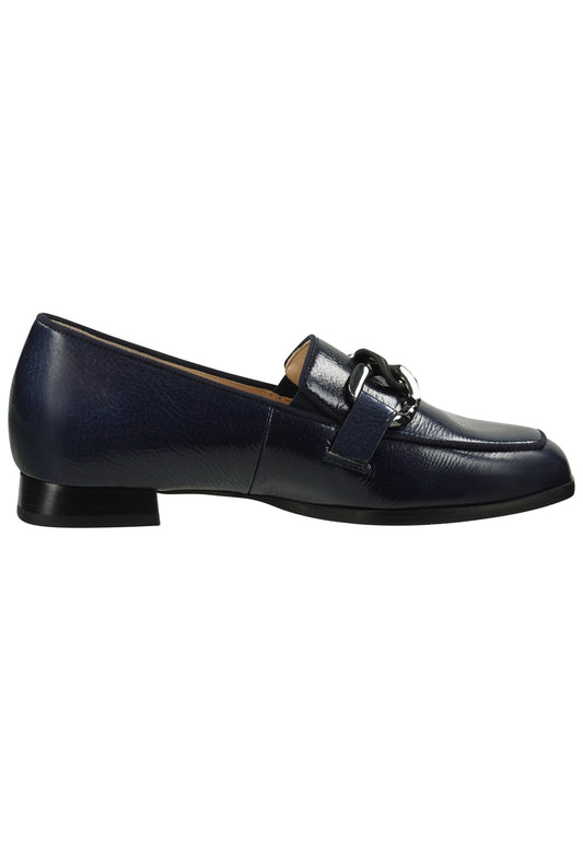 HASSIA Slipper Leder Blue