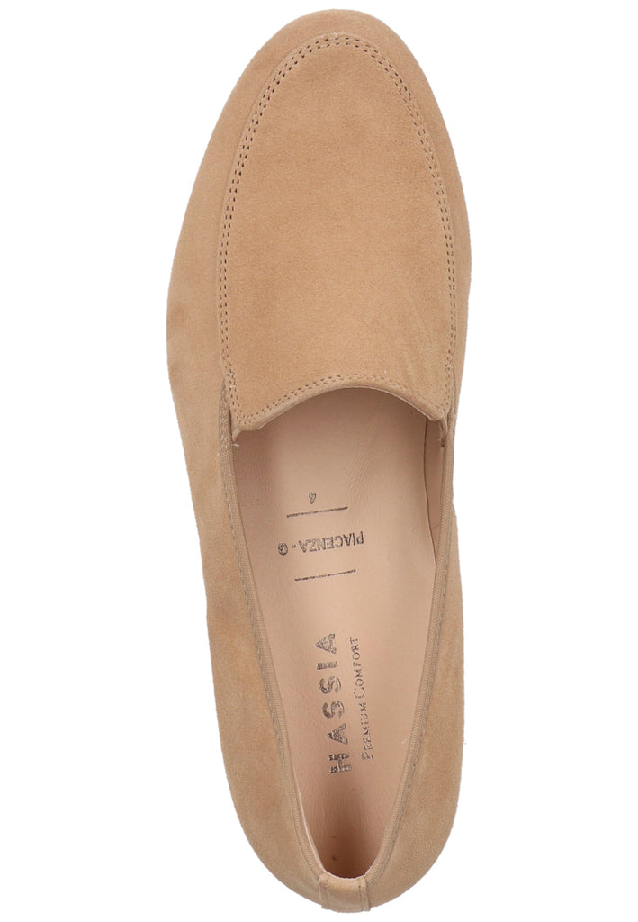 HASSIA Slipper Leder Creme