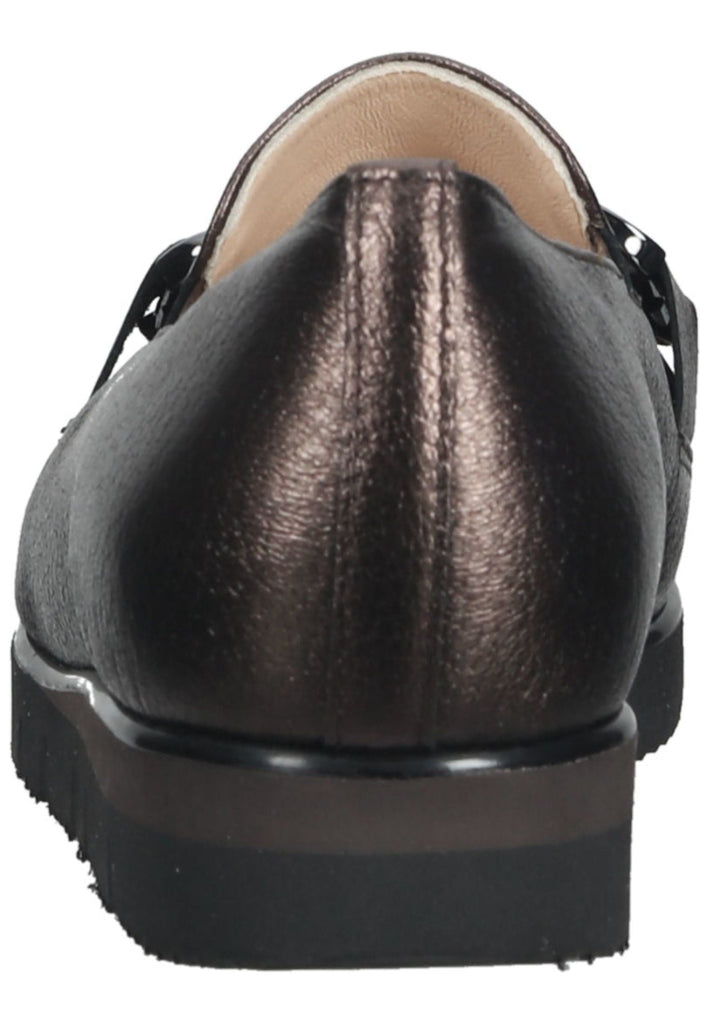 HASSIA Slipper Leder Dunkelbraun