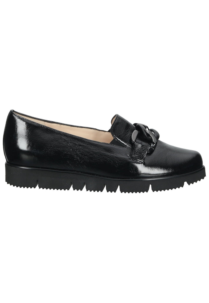 HASSIA Slipper Leder Schwarz