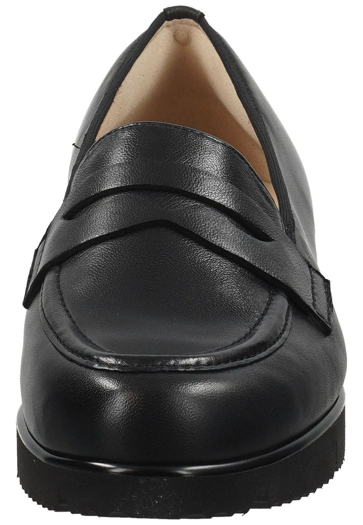 HASSIA Slipper Leder Schwarz