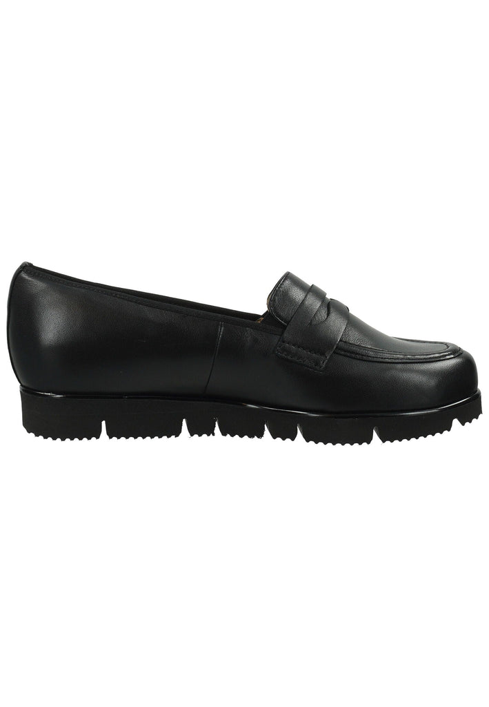 HASSIA Slipper Leder Schwarz