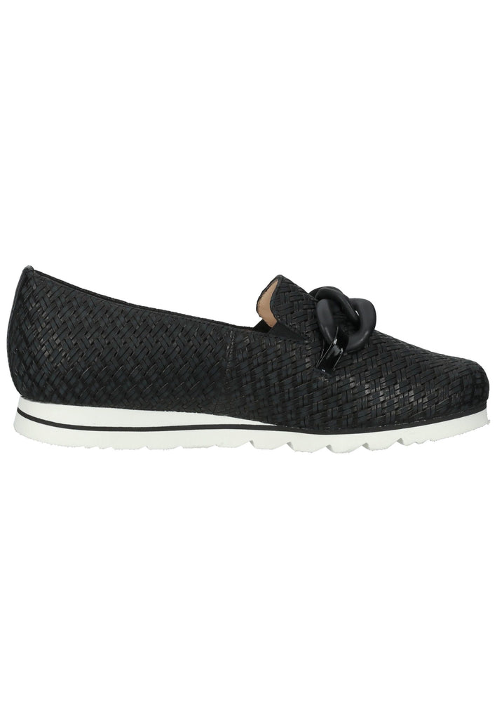 HASSIA Slipper Leder Schwarz