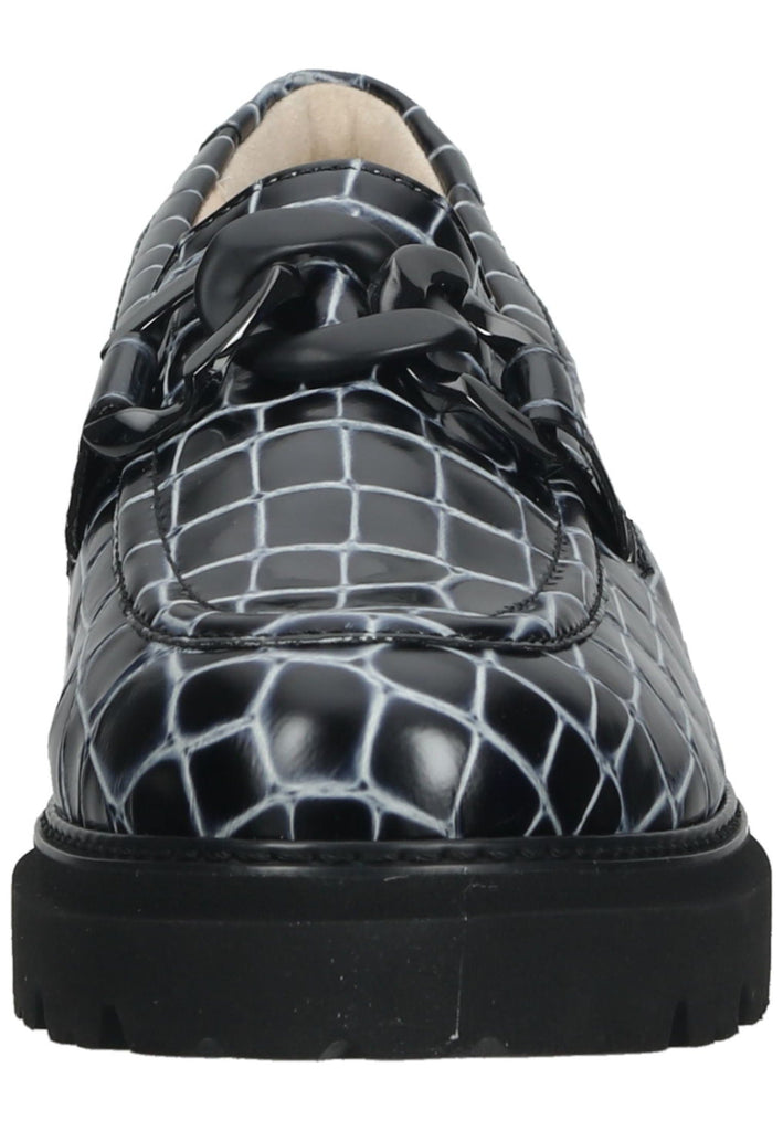 HASSIA Slipper Leder Schwarz