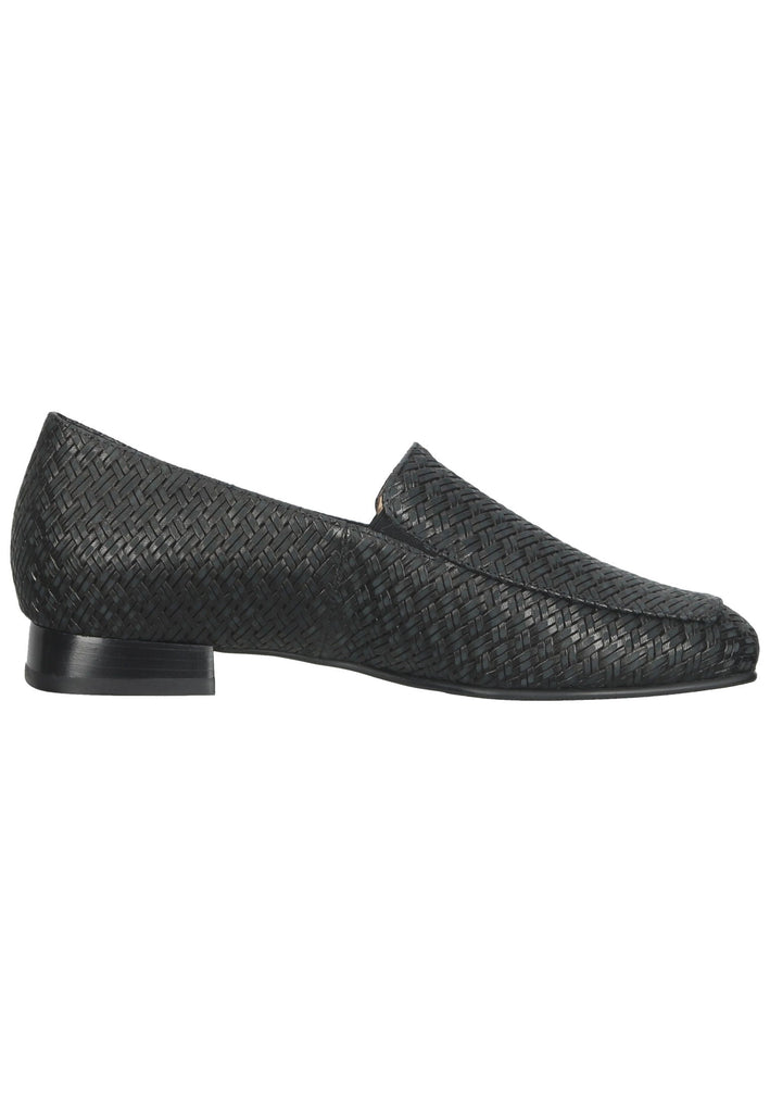HASSIA Slipper Leder Schwarz