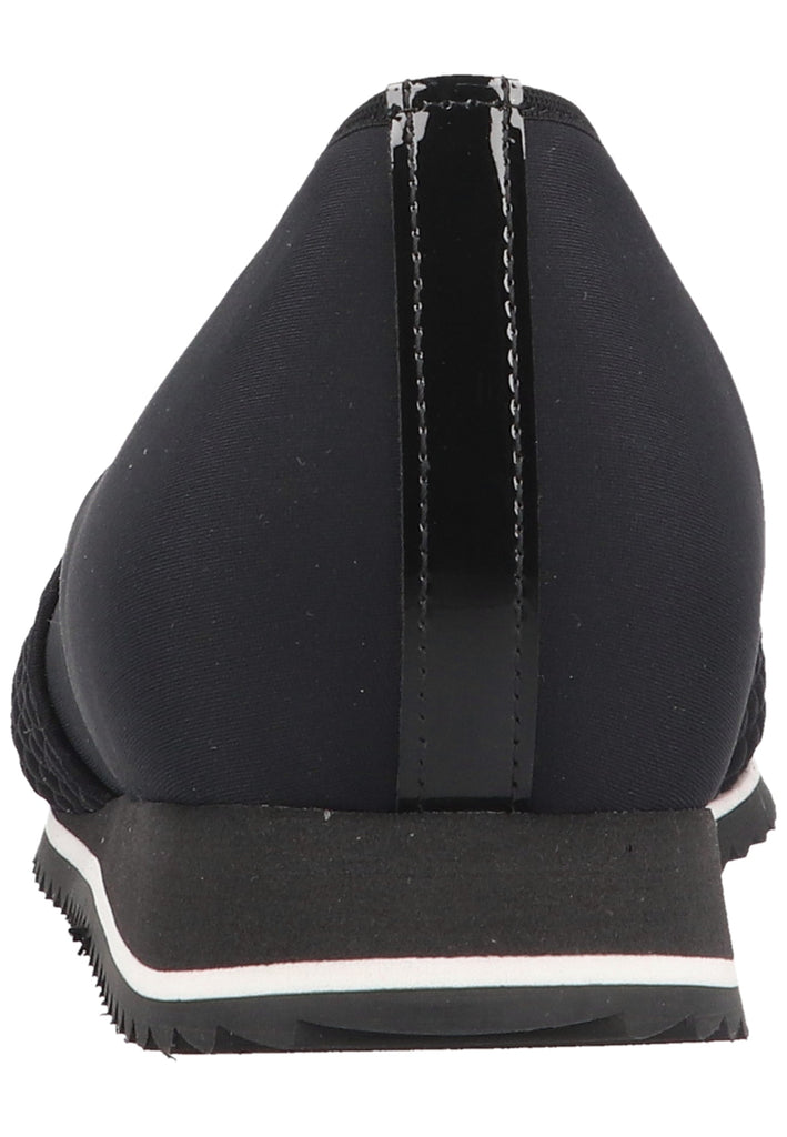 HASSIA Slipper Lederimitat Schwarz