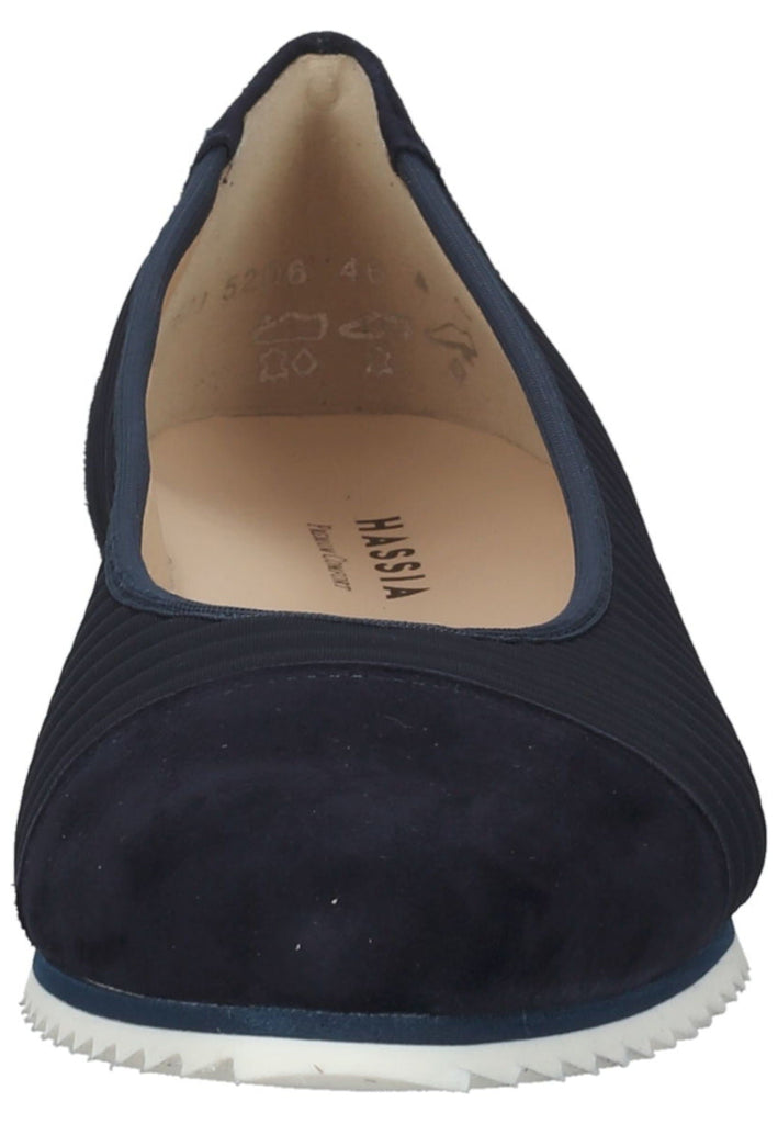 HASSIA Slipper Textil Blau