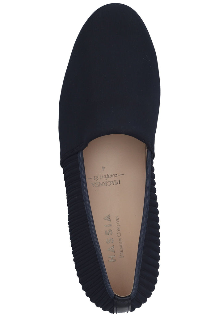 HASSIA Slipper Textil Blau