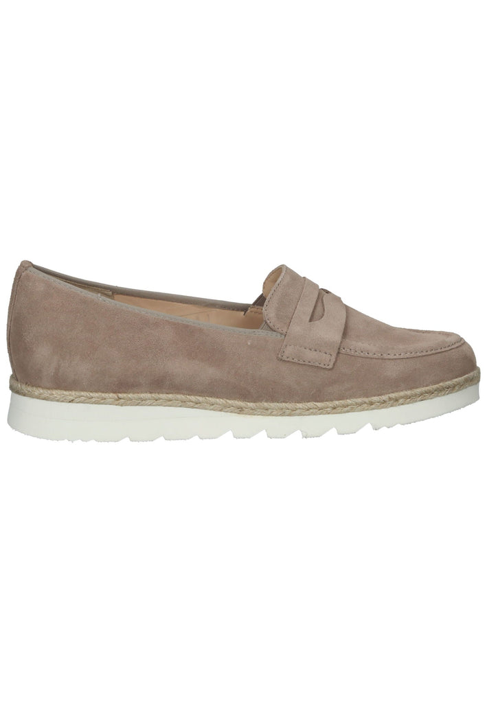 HASSIA Slipper Veloursleder Beige