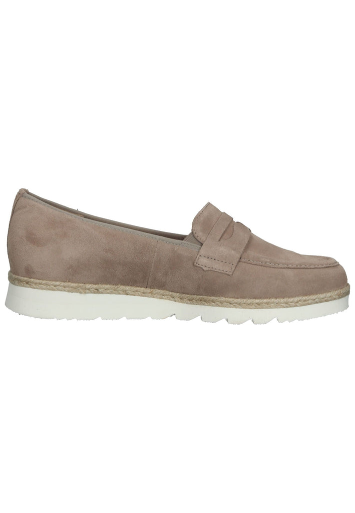 HASSIA Slipper Veloursleder Beige