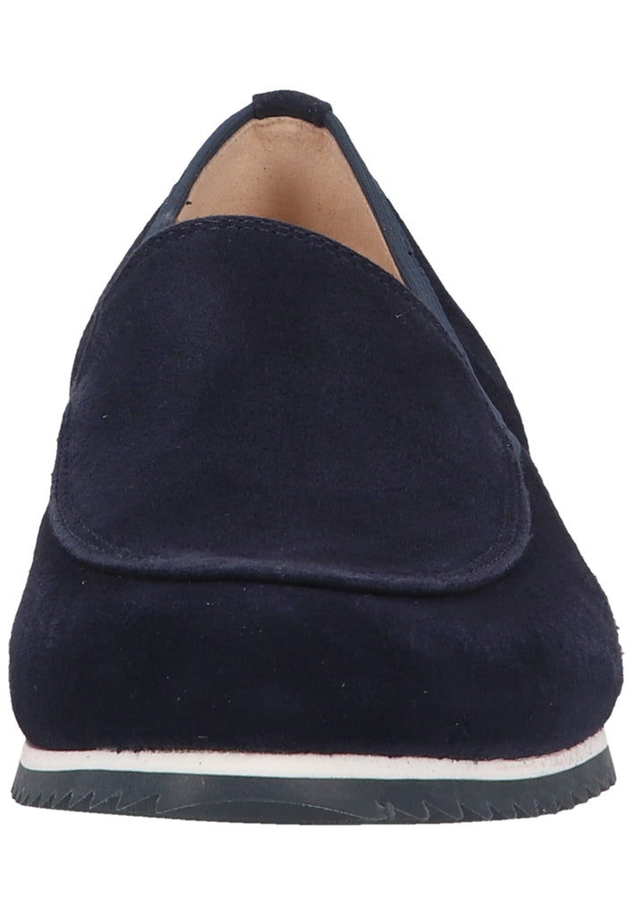HASSIA Slipper Veloursleder Blau