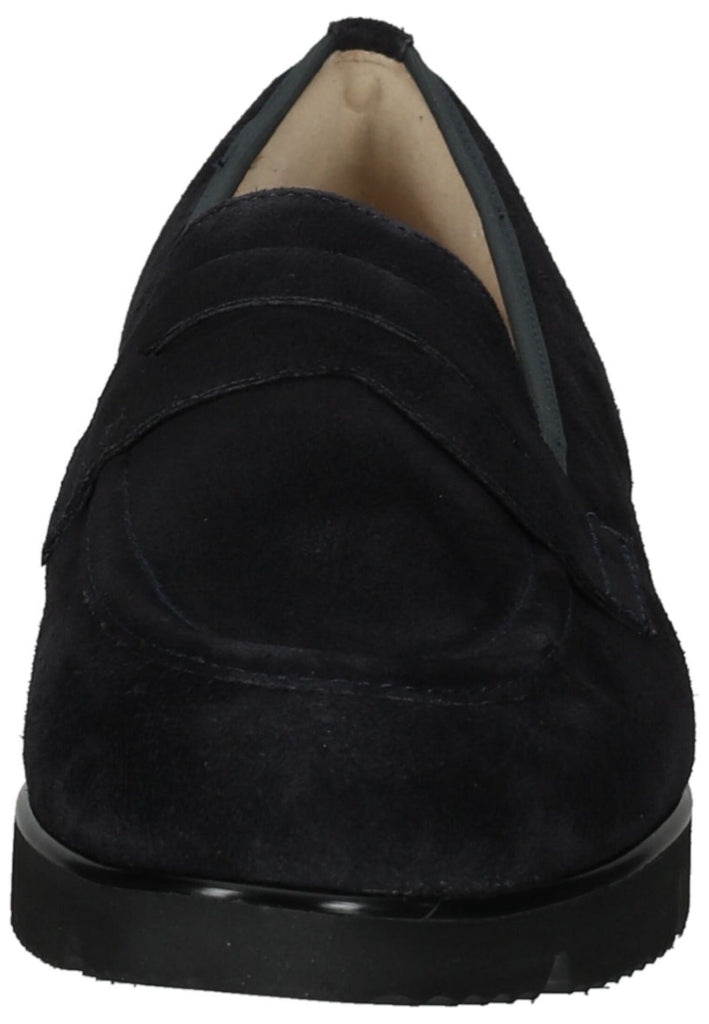 HASSIA Slipper Veloursleder Dunkelblau