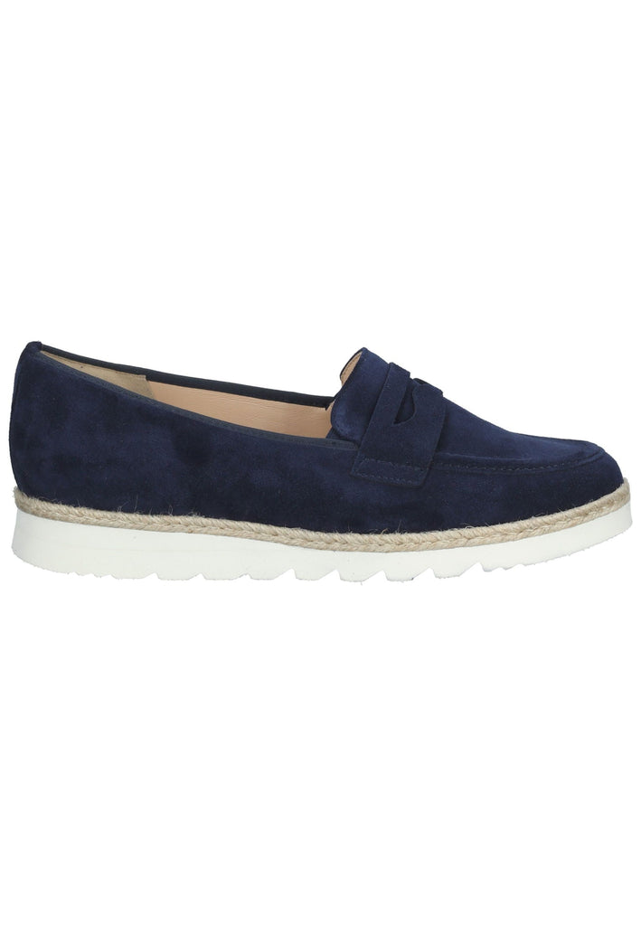 HASSIA Slipper Veloursleder Navy