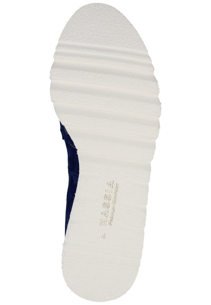 HASSIA Slipper Veloursleder Navy