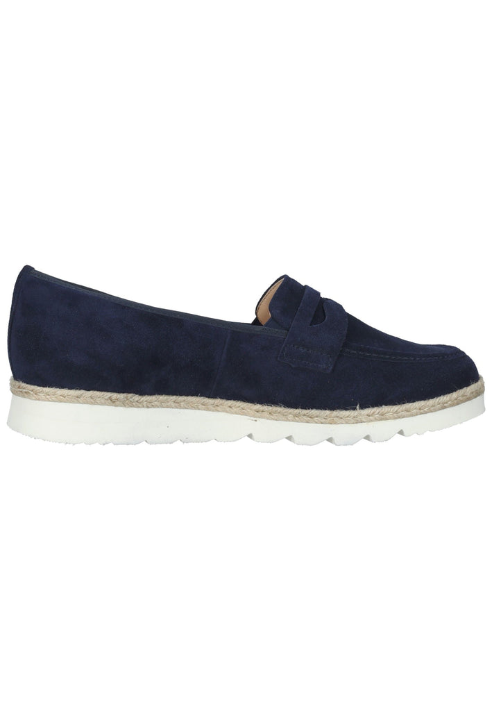 HASSIA Slipper Veloursleder Navy
