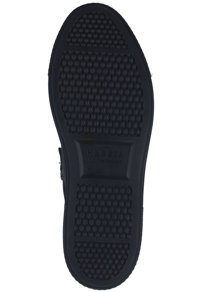 HASSIA Sneaker Leder Schwarz