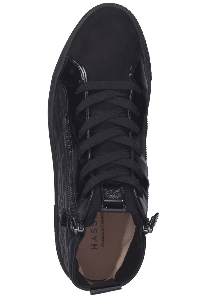 HASSIA Sneaker Leder Schwarz