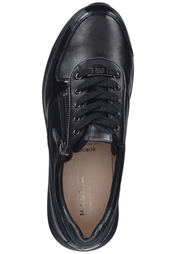 HASSIA Sneaker Leder Schwarz/Grau