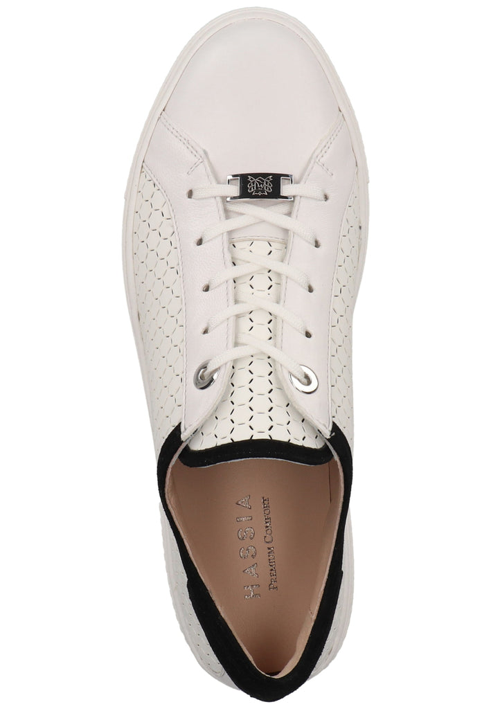 HASSIA Sneaker Leder/Synthetik Weiß