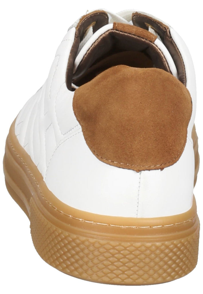 HASSIA Sneaker Leder Weiß/Braun