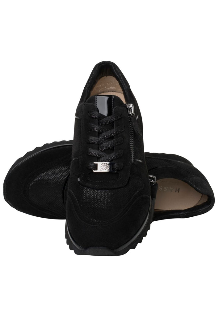 HASSIA Sneaker Samt Schwarz