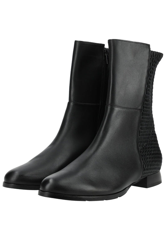 HASSIA Stiefel Leder Schwarz
