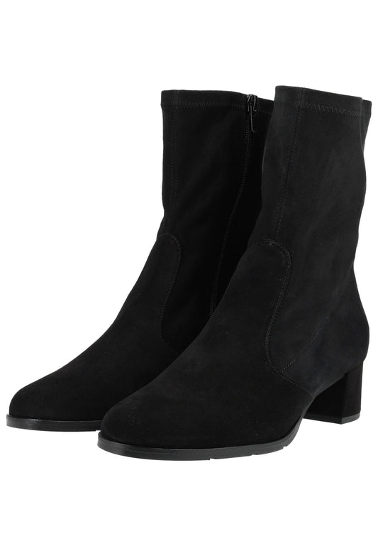 HASSIA Stiefel Veloursleder Schwarz