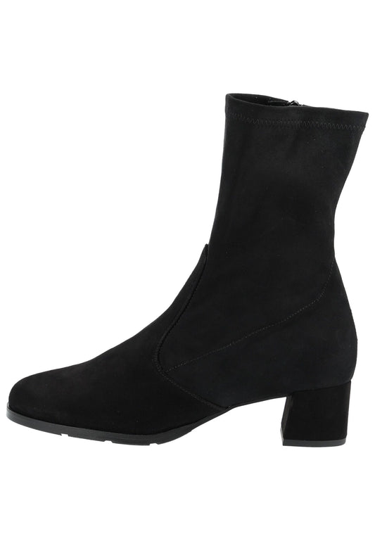 HASSIA Stiefel Veloursleder Schwarz