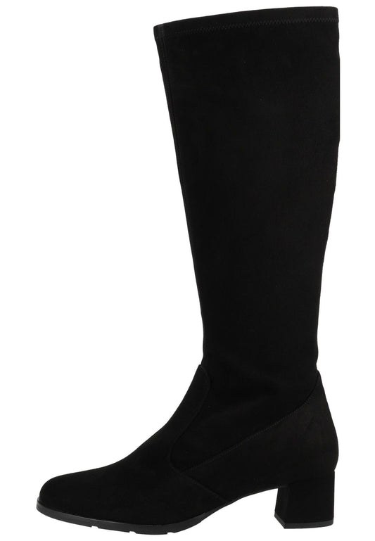 HASSIA Stiefel Veloursleder Schwarz