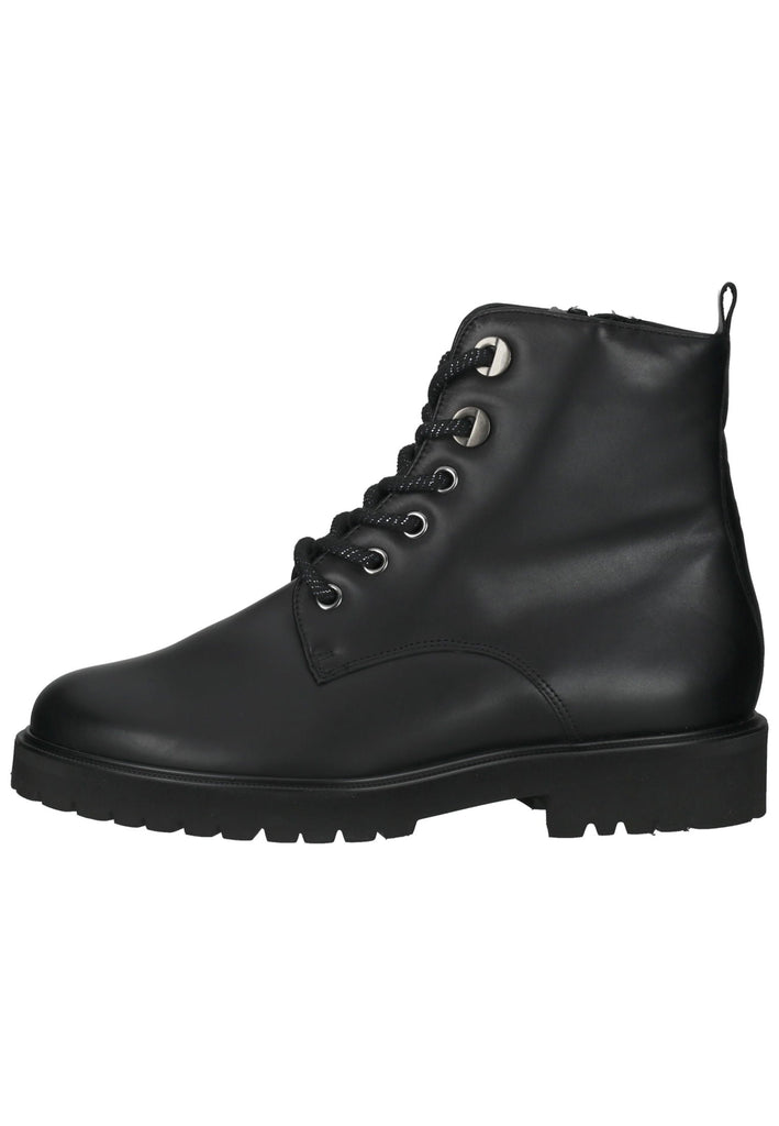 Stiefeletten HASSIA Stiefelette Leder Schwarz Warmfutter