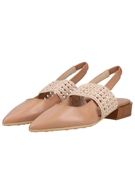 HISPANITAS Pumps Leder Mokka