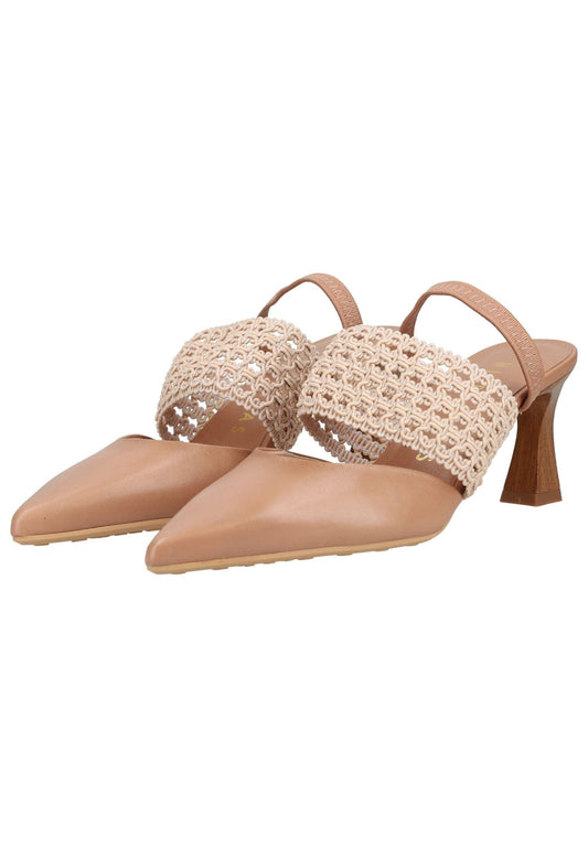 HISPANITAS Pumps Leder Mokka